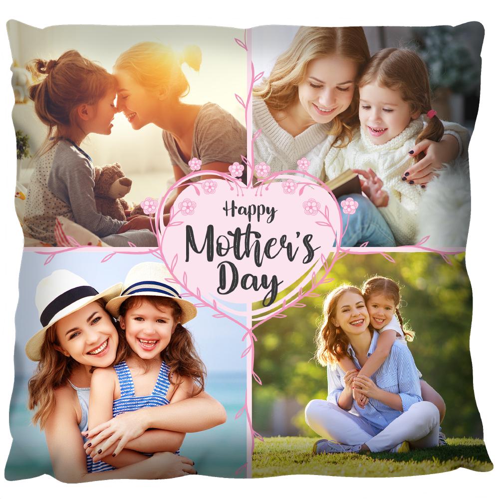 Mother's Day We Love You Photo Collage Throw Pillow, Zazzle in 2023